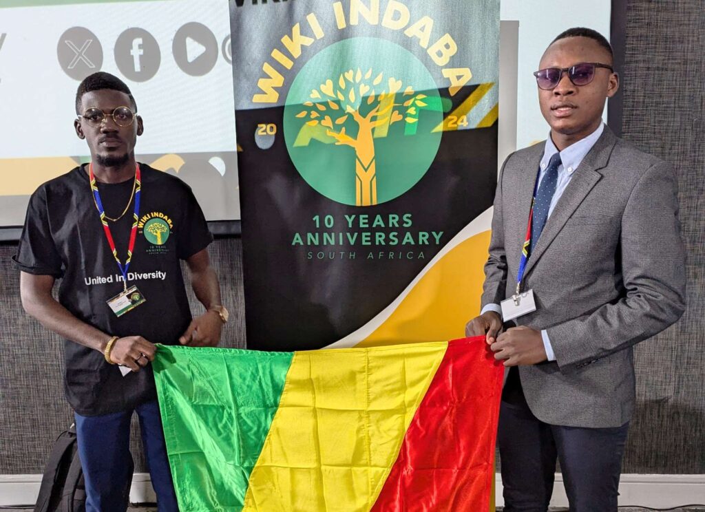 AFRIQUE/NUMÉRIQUE: DEUX CONGOLAIS FONT BRILLER LES COULEURS NATIONALES À WIKIINDABA 2024 EN AFRIQUE DU SUD AFRIQUE/NUMÉRIQUE: DEUX CONGOLAIS FONT BRILLER LES COULEURS NATIONALES À WIKIINDABA 2024 EN AFRIQUE DU SUD