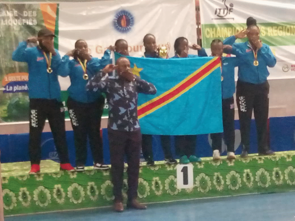 CONGO BZV / TENNIS DE TABLE : LA RDC ET LE CAMEROUN SURVOLENT LES CHAMPIONNATS D’AFRIQUE ZONE 4 A BRAZZAVILLE