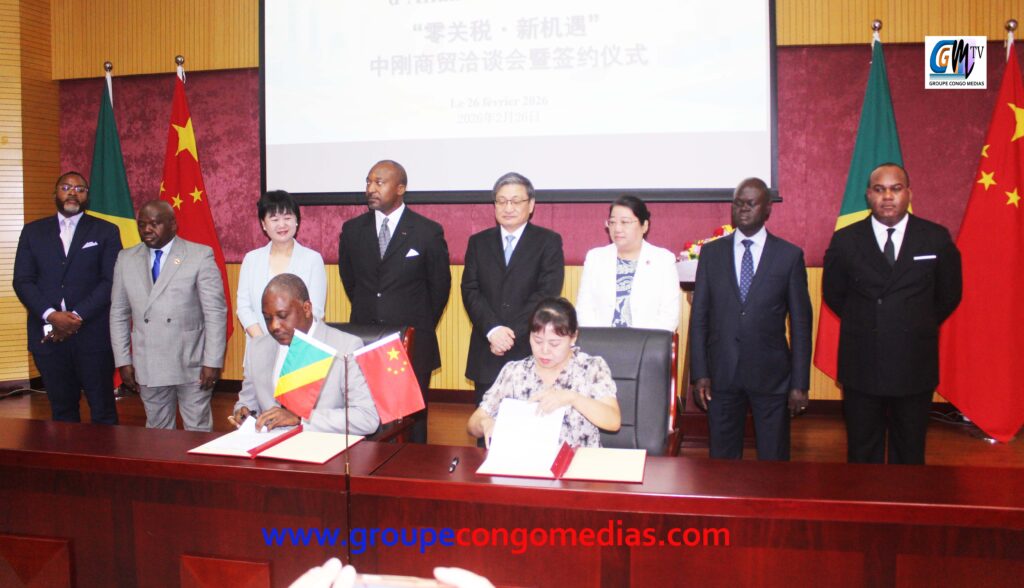 CONGO/CHINE: LE ZÉRO TARIF DOUANIER, NOUVEL ACCÉLÉRATEUR DES ÉCHANGES ET DE LA VALEUR AJOUTÉE