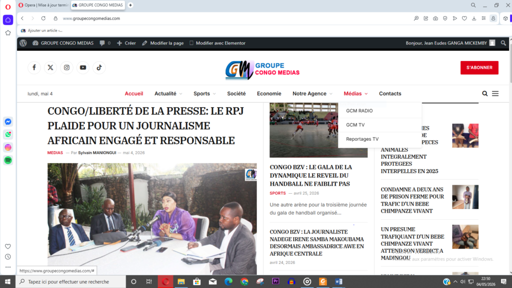 CONGO BZV /JOURNEE DE LA LIBERTE DE LA PRESSE : UNE ENIEME ANNONCE DE REFORMES DU CADRE JURIDIQUE PAR LE MINISTRE DE LA COMMUNICATION