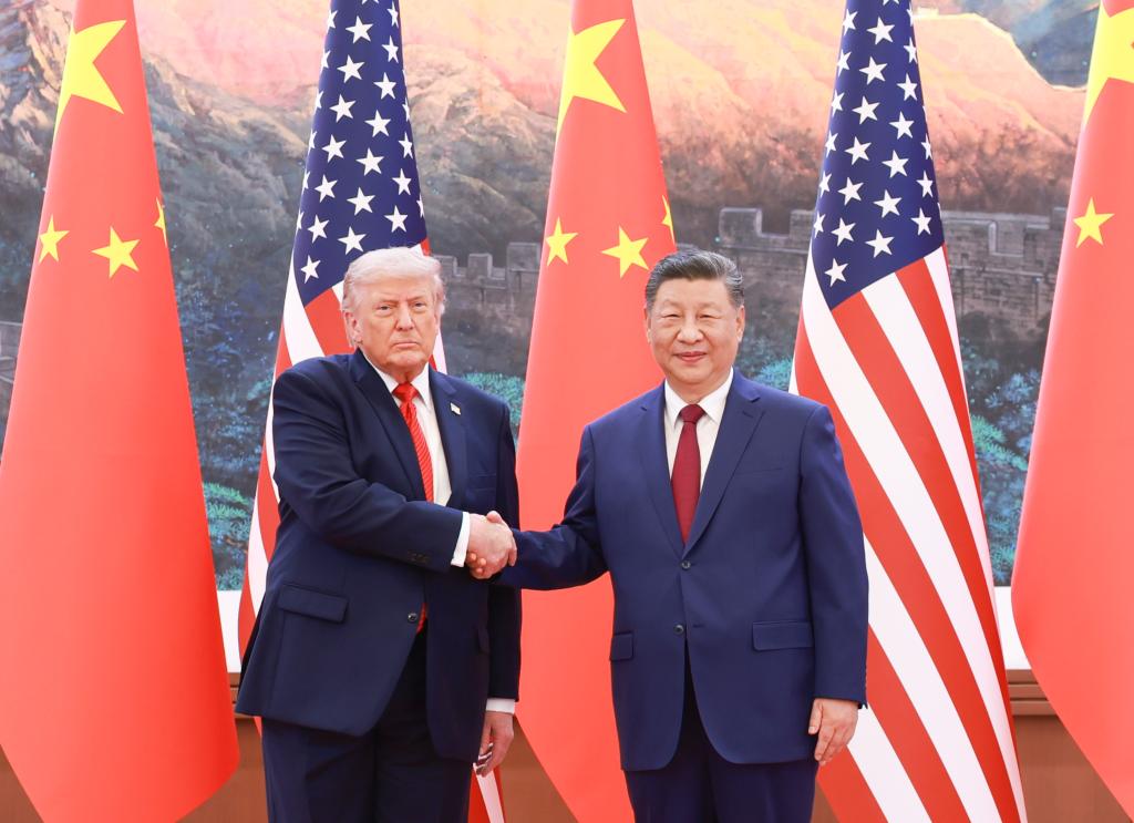 XI JINPING S’ENTRETIENT AVEC DONALD TRUMP A BEIJING XI JINPING S’ENTRETIENT AVEC DONALD TRUMP A BEIJING