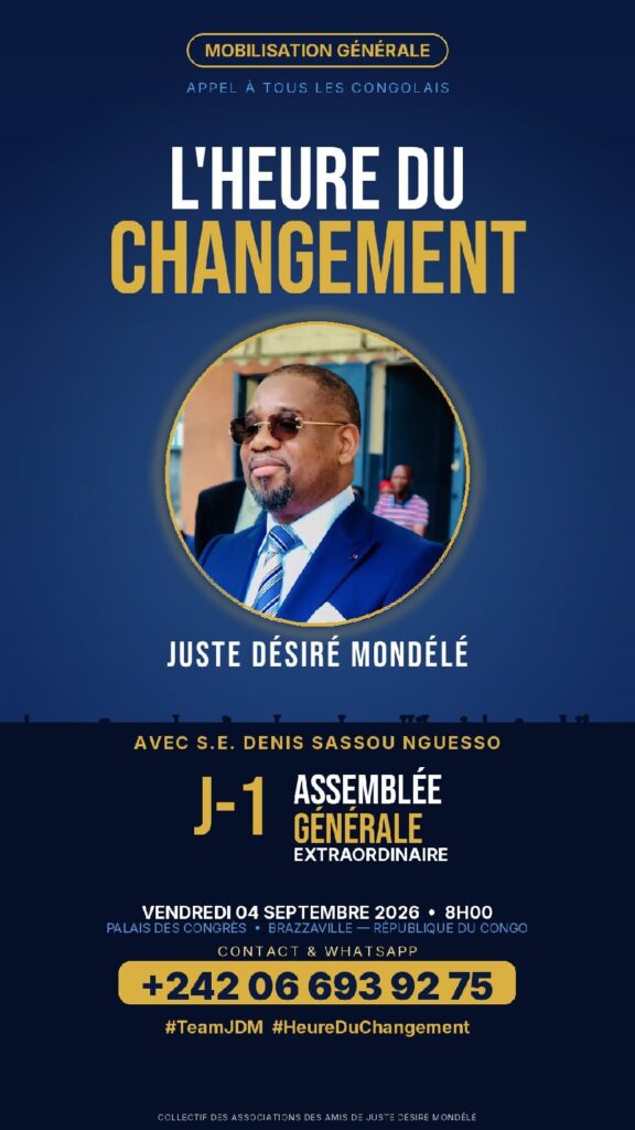 COMMUNIQUE : ASSEMBLEE GENERALE EXTRAORDINAIRE DU COLLECTIF DES ASSOCIATIONS DES AMIS DE JUSTE DESIRE MONDELE COMMUNIQUE : ASSEMBLEE GENERALE EXTRAORDINAIRE DU COLLECTIF DES ASSOCIATIONS DES AMIS DE JUSTE DESIRE MONDELE